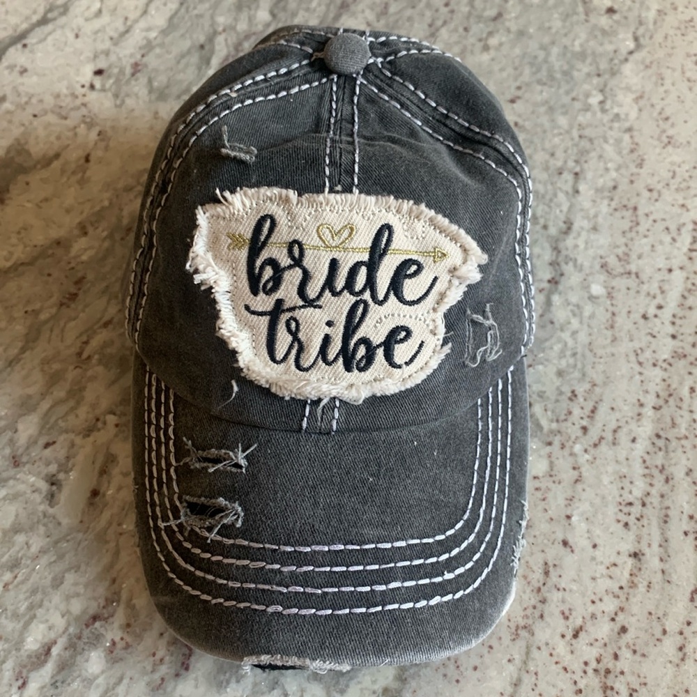Bride Tribe Distressed Baseball Hat